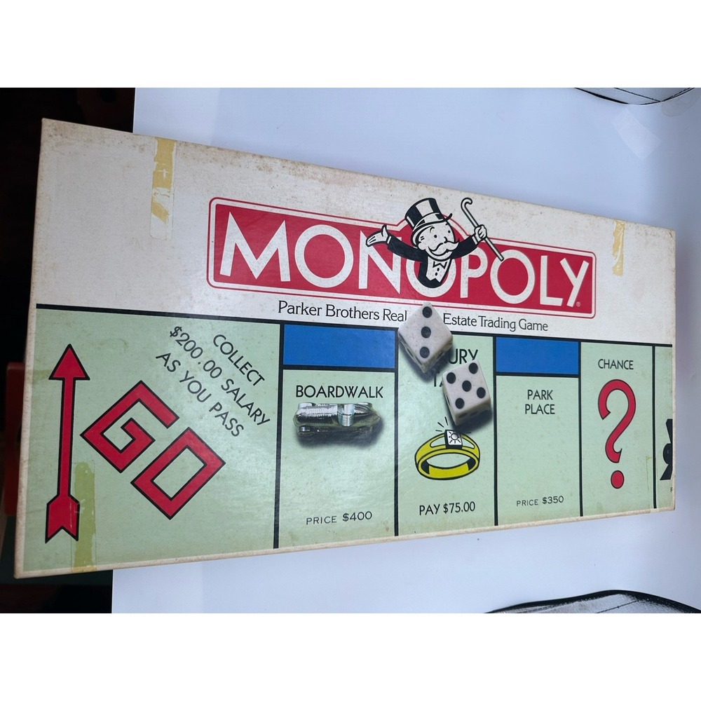 1985 MONOPOLY Board Game -‎ Vintage Parker Brothers
